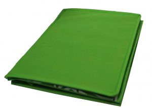 green organizer folded flat